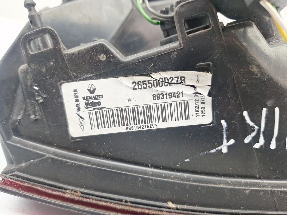 Farolim da mala direito RENAULT Megane III Grandtour (KZ0/1)