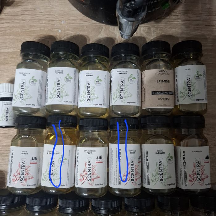 Wyprzedaż Olejki zapachowe 100ml do świec mydla OKAZJA