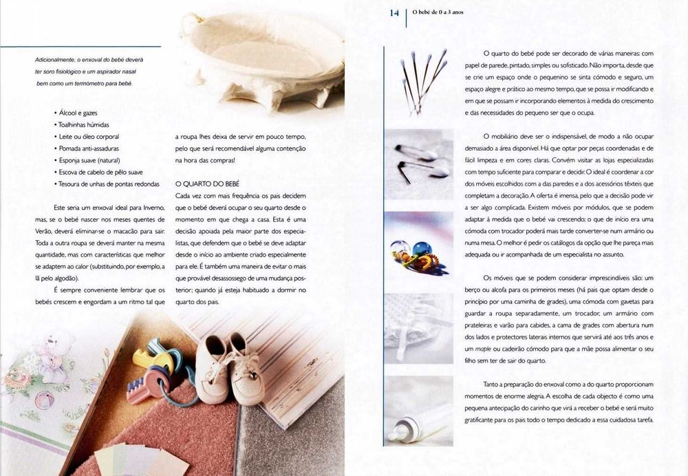 Livro  O Bebé dos 0 Aos 3 Anos