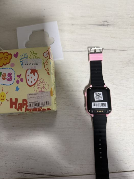 Детские смарт-часы с GPS и камерой Kids Smart Watch A130 Pink