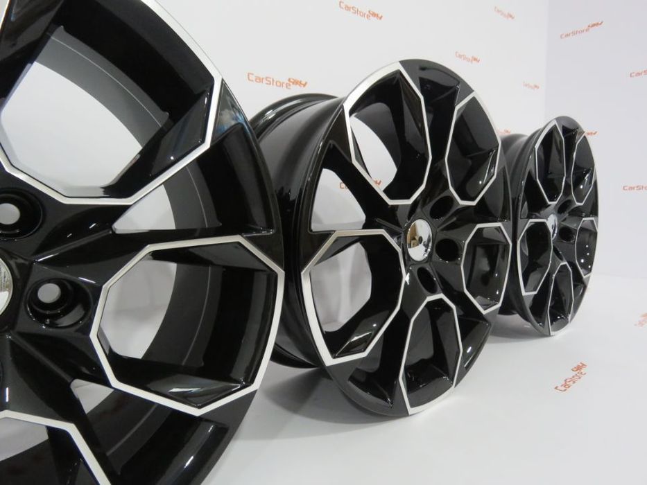 Jante Look Skoda RS 19X8.5 5x112 ET40 57.1 Preto Brilhante
