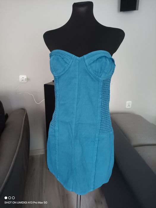 Sukienka niebieska ASOS s/m