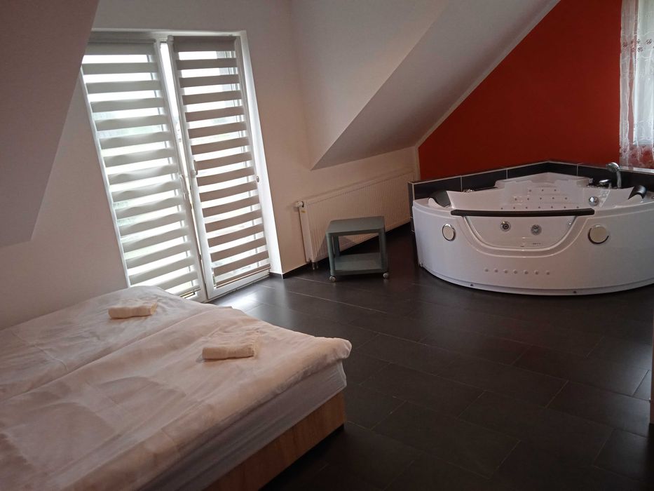 Nocleg Dom dla 20 osób urodziny weekend Kaszuby jacuzzi sauna ogrodowa