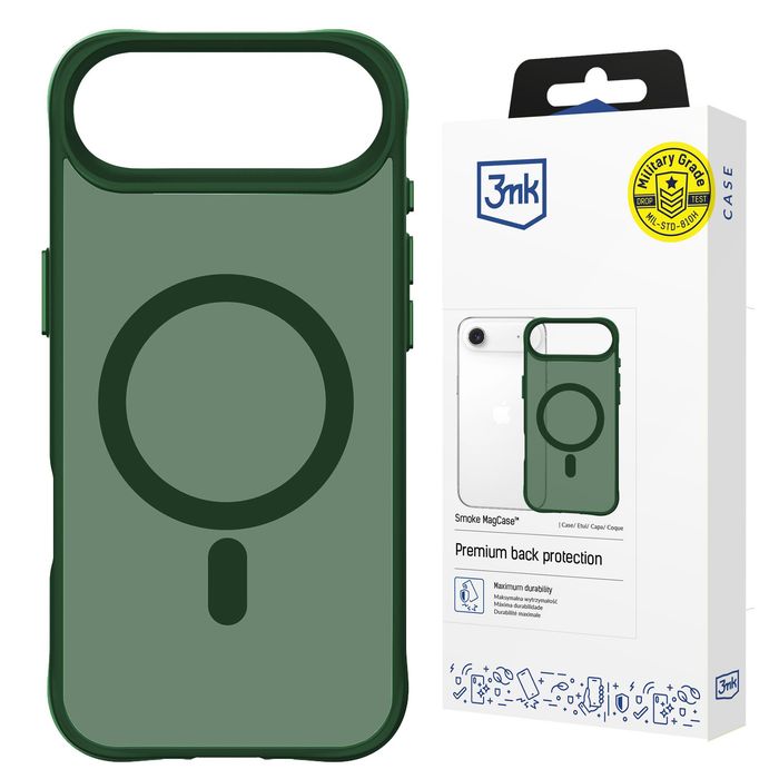 Etui 3mk Smoke MagCase na iPhone Air - zielone