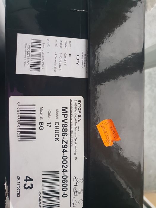 Buty Brogsy Oxford Bytom