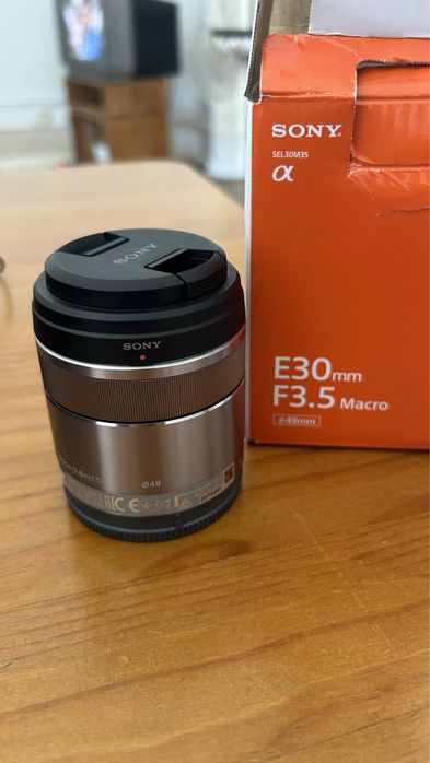 Lente sony E-mount 30mm 3.5 macro com garantia