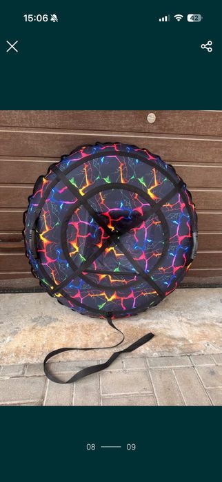 Міцні тюбінги тюби/ слизьке дно з камерою 100/120 см