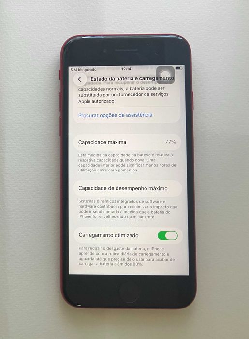 iPhone SE 2022 (3a Geração) 128GB vermelho (PRODUCT)red desbloqueado