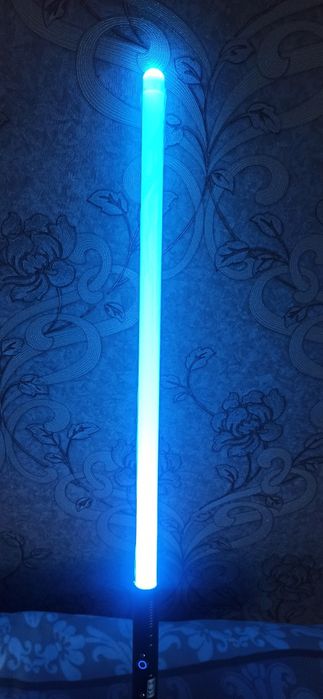 RGB світловий меч з металевою ручкою, акумуляторний