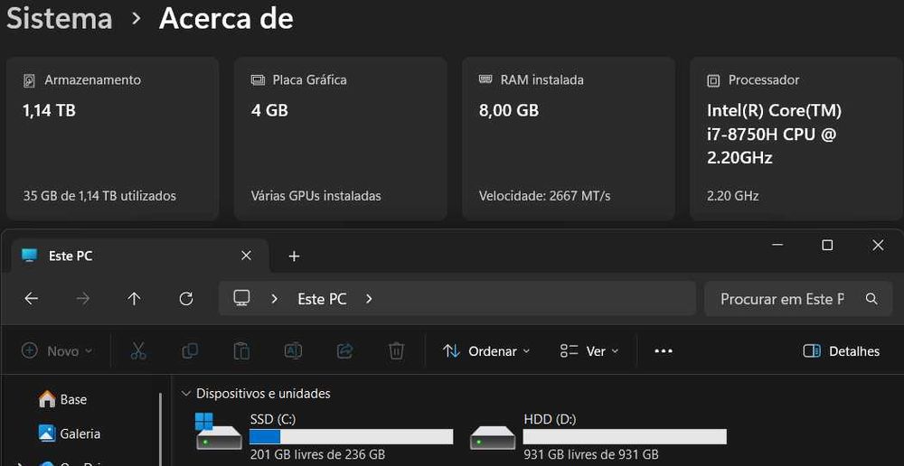 Portátil MSI GL63 8RD