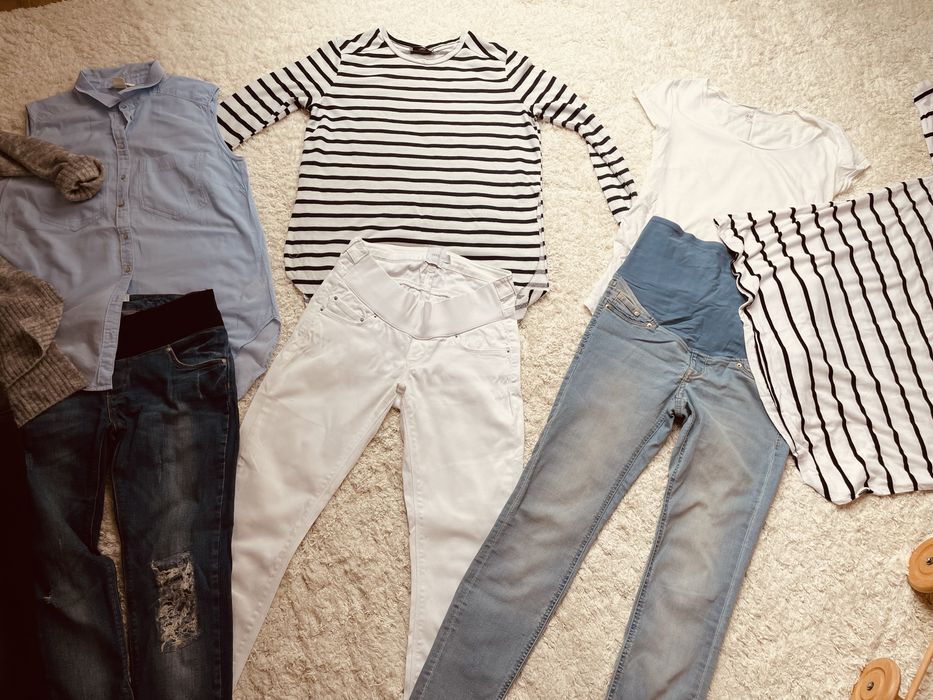 Paczka ciążowa 10 sztuk 36 S Asos oraz H&M