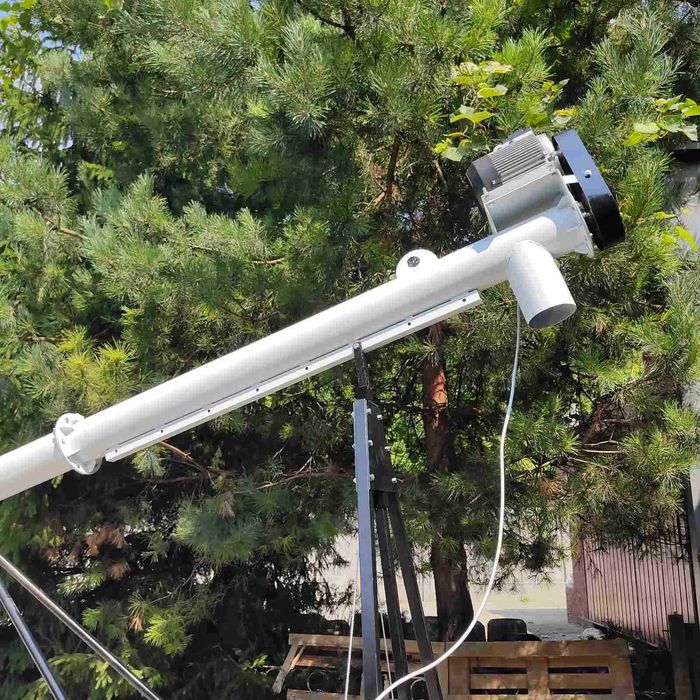 Шнековий навантажувач з протравлювачем Ø159мм*8м*380В - ЛІДЕР ПРОДАЖУ!