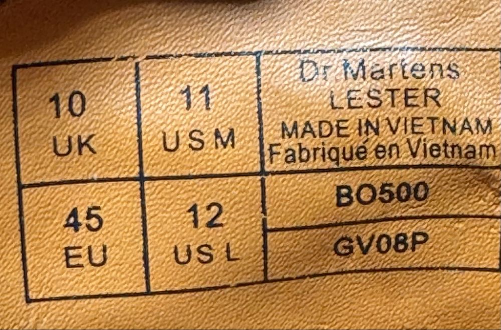 Оригінальні туфлі Dr.Martens. Розмір 45(29 см)