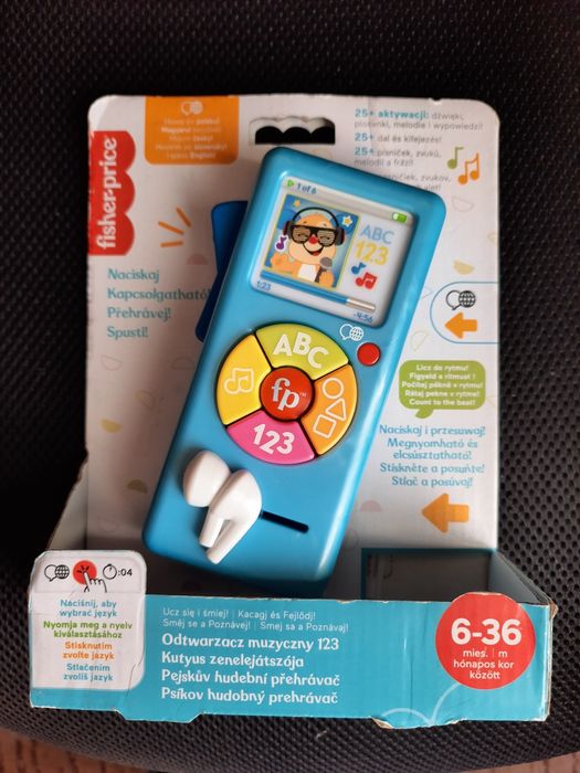 Fisher Prices pierwszy, interaktywny odtwarzacz muzyczny dla dziecka