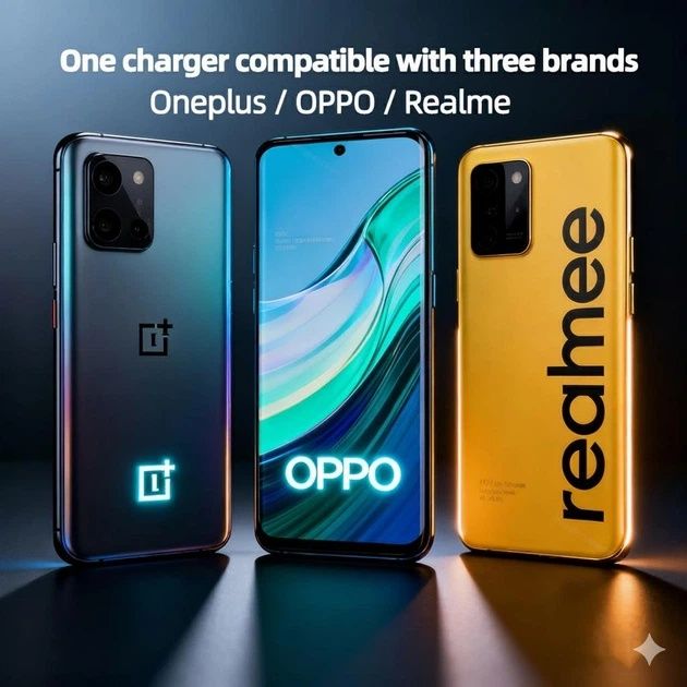 НОВИЙ Швидкісний зарядний пристрій 80W,OnePlus,Oppo,Realme.