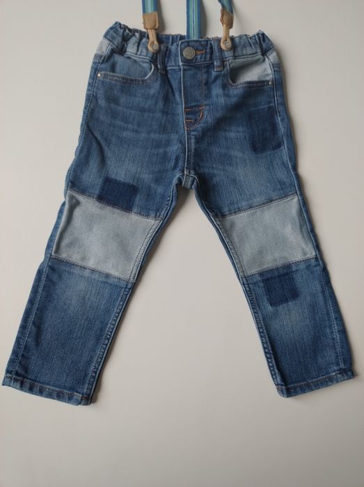 Spodnie jeansy chłopięce H&M roz 86
