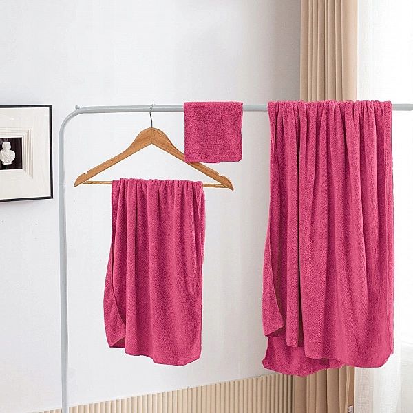 Ręcznik 50x90 Mikrofibra Szybkoschnący Chłonny Active 380 g/m2 Fuksja