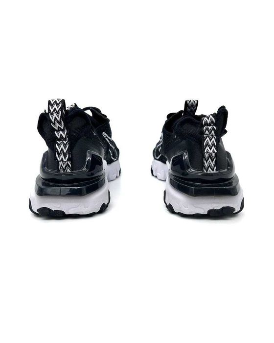 Чоловічі кросівки Nike React Vision "Black/White D551" Розміри 40-45