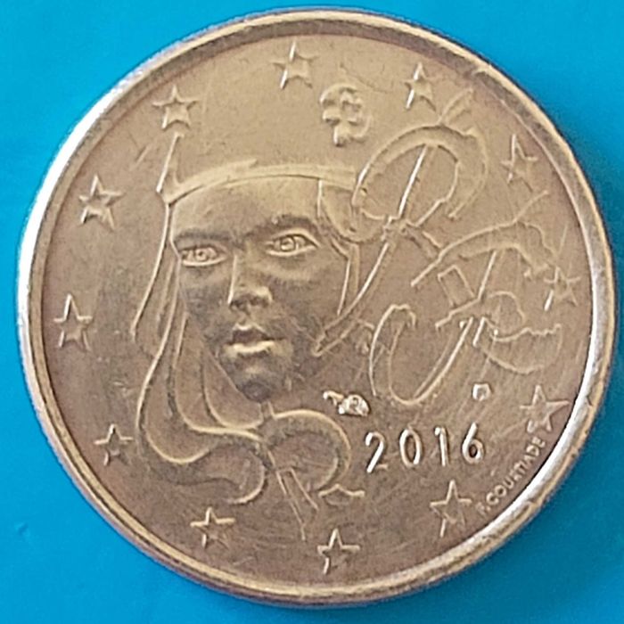 5 Cêntimos de 2016 de França C/Defeito