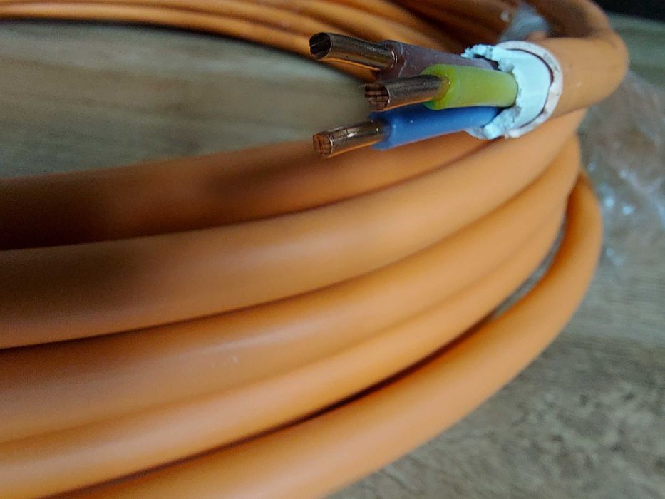 Кабель огнестойкий (N)HXH-J FE180/PH120/E30 3х4 RE 0,6/1 kV — новый, 21 метр