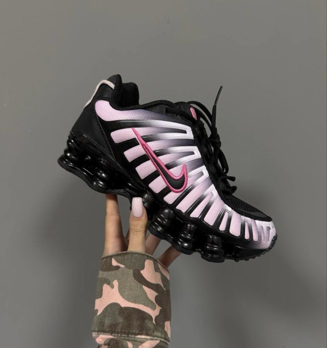 36-41 р кросівки Nike Shox Pink Black
