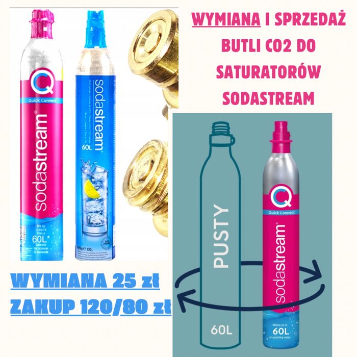 Wymiana i sprzedaż butli Sodastream Centrum Lubina