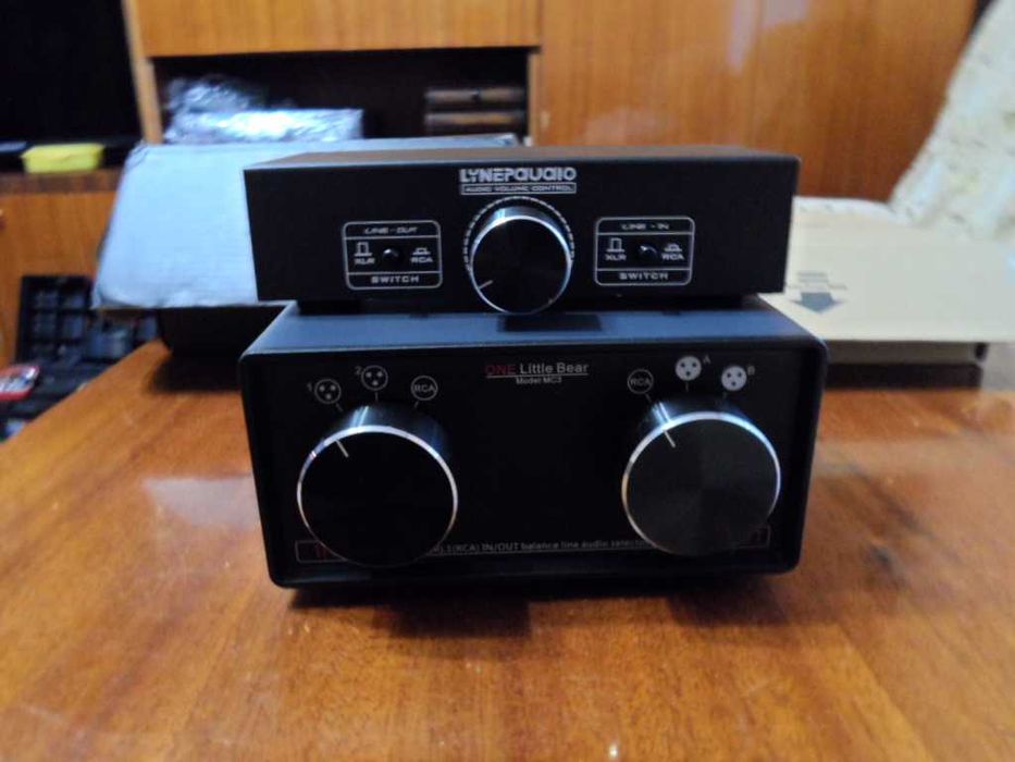 Aвдіо комутатори Nobsound 3-IN-3-OUT XLR Balanced / RCA і LYNEAUDIO 2- IN - 2 - out аудіо-перемикач