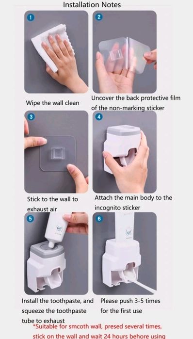 Doseador para pasta de dentes novo