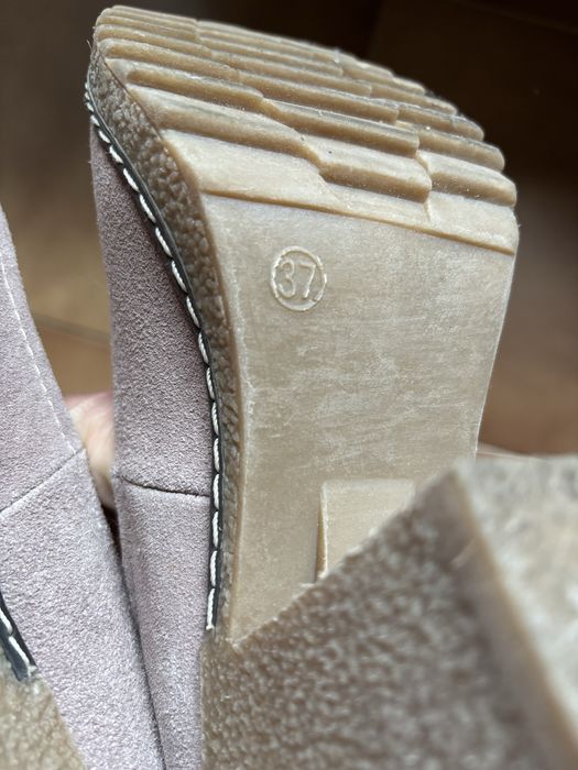 Sapatos de camurça creme rosa sunset Drastik