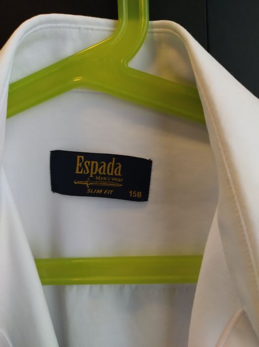 Biała koszula - dla chłopca, roz. 158