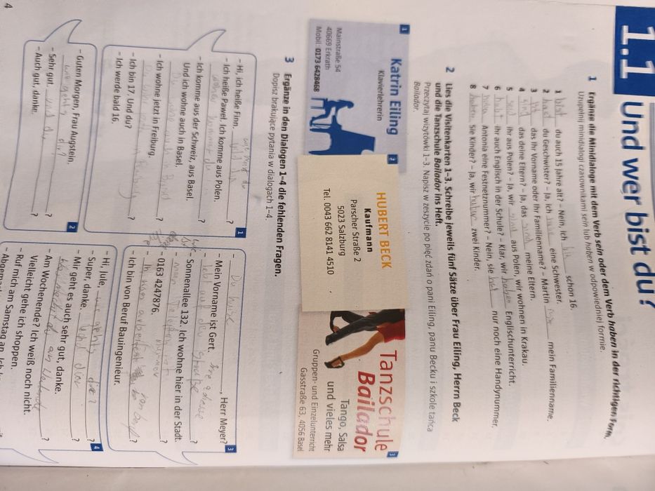 Podręcznik i ćwiczenia do języka niemieckiego Effekt 2