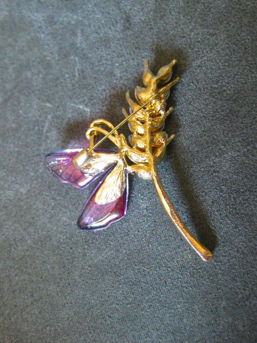 Alfinete / Broche / Pregadeira Borboleta no Trigo NOVO