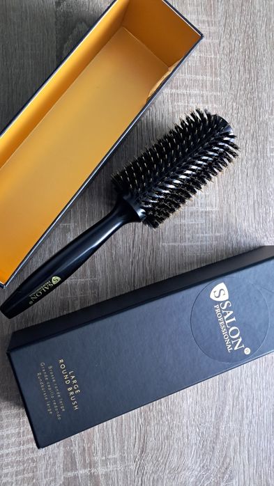 Щітка для волосся чорний брашинг salon professional