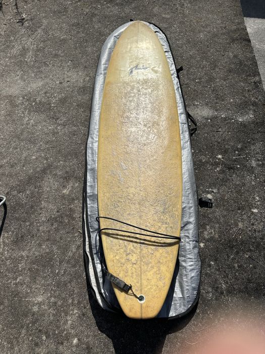 Prancha de Surf  7’4”Vintage Rusty – Assinada – Anos 70