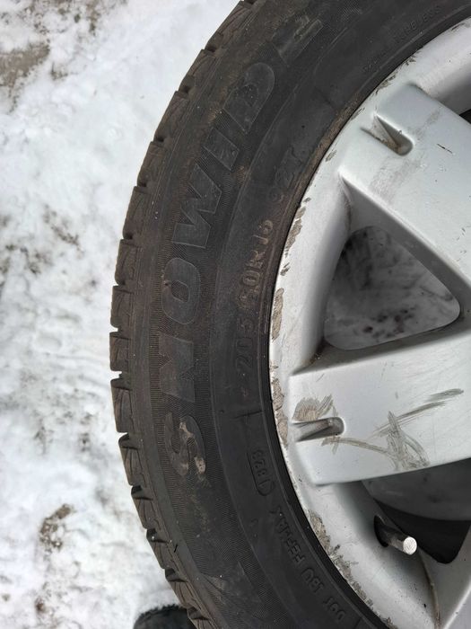 Диски з зимовими шинами r 16 volksvagen