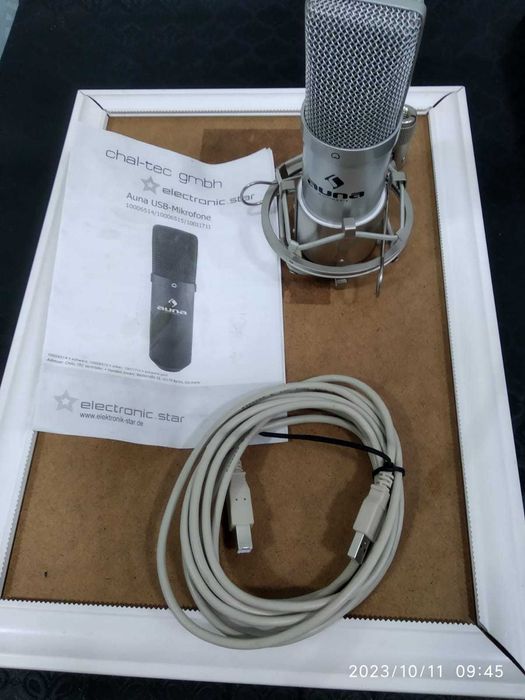 Nunca usados: 3 microfones