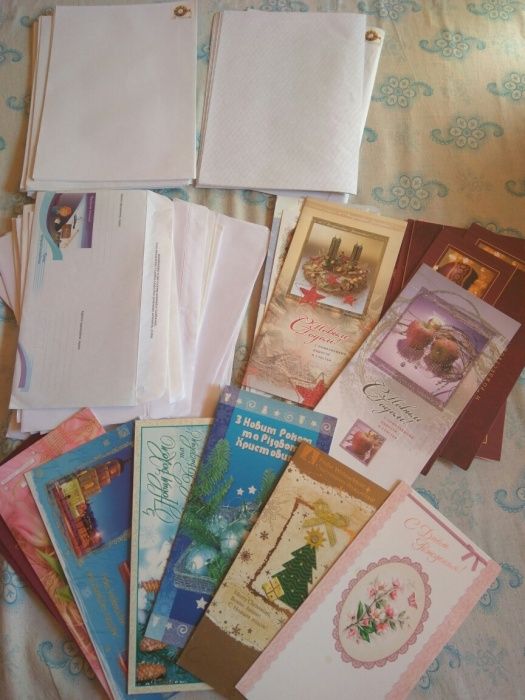 Конверты открытки новые с марками