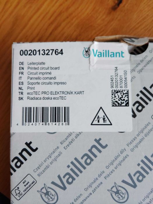 Vaillant ecoterm plus - płyta główna