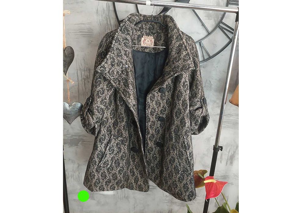 Ricco Collection piękny ekskluzywny płaszczyk roz S/M