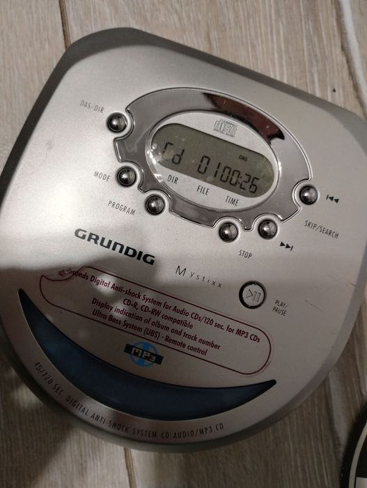 Discman odtwarzacz CD Grundig MP3 CD player

CDP 9200