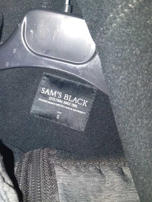 Kurtka Bluza Szara Męska Nowa Sam'S Black S/M