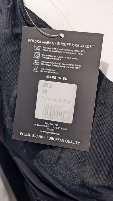 Seksowny Strój Top Spodniczka Stringi R. S/M