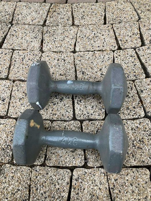 hantle ciężarki 4 kg. prl okazja