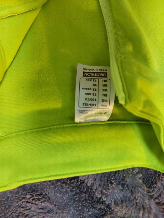 Bluza neonowa z puszkiem