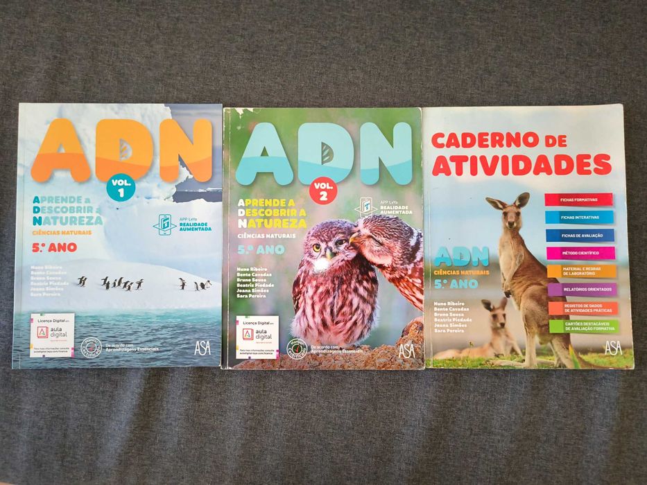Livro escolar ADN 5 ano