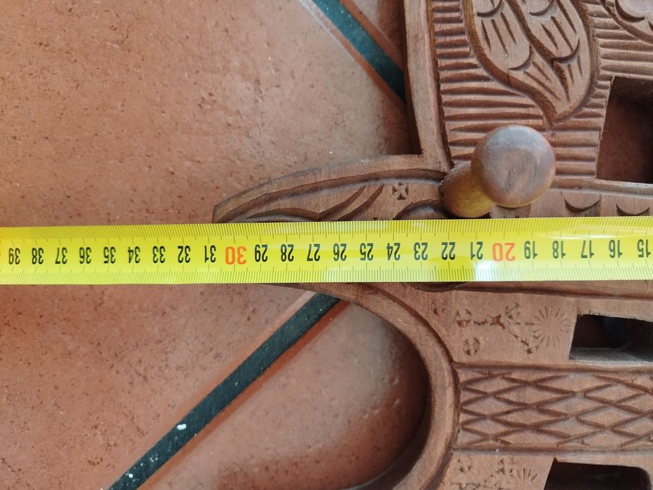 Bengaleiro - cabide de parede em madeira maciça