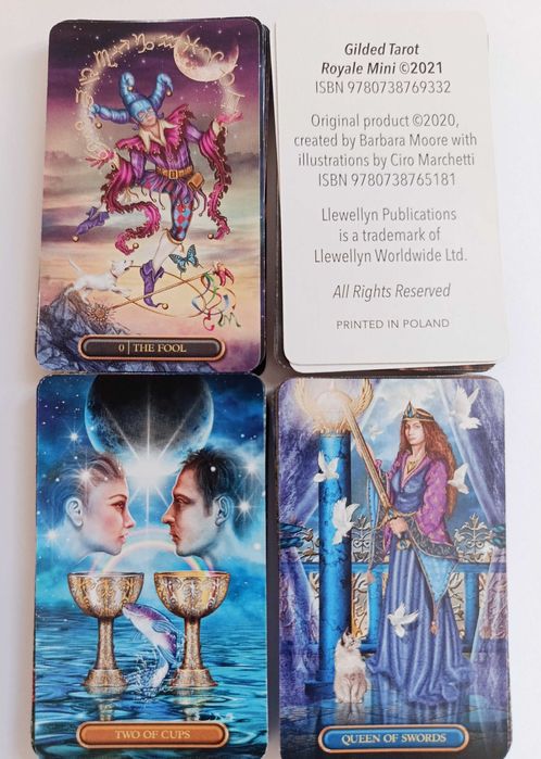 Livro / Guidebook Gilded Tarot Royale (Tarot Dourado Real)