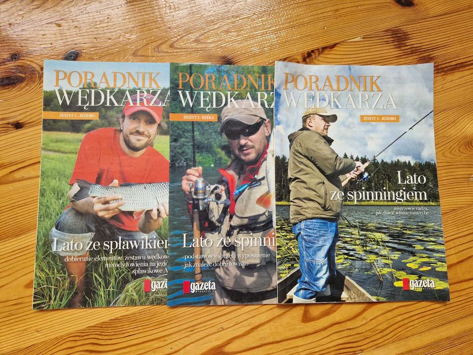 stare gazety wędkarskie,świat wiedzy, inspiracje