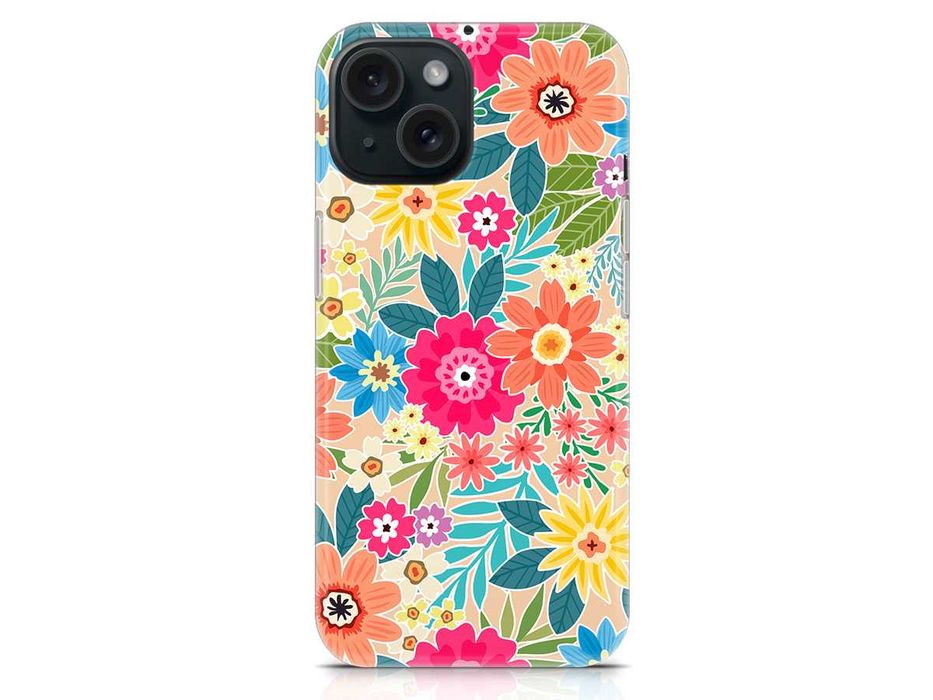 Capas em silicone com Flores para iPhone