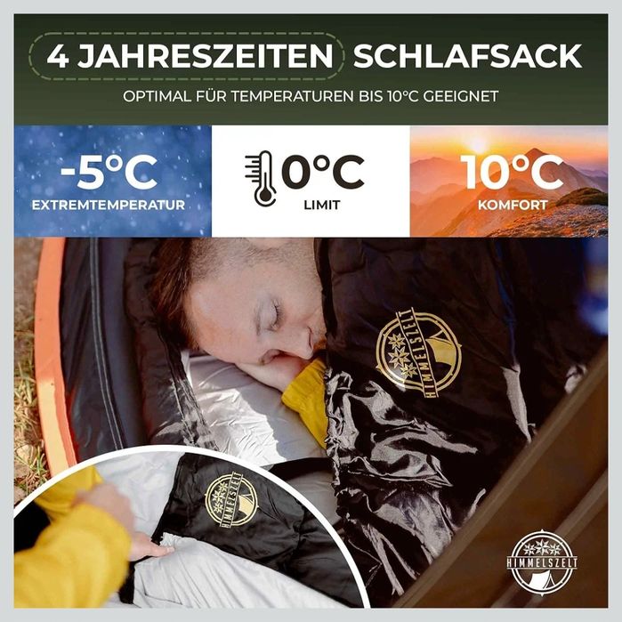 HIMMELSZELT Śpiwór zimowy na 4 sezony